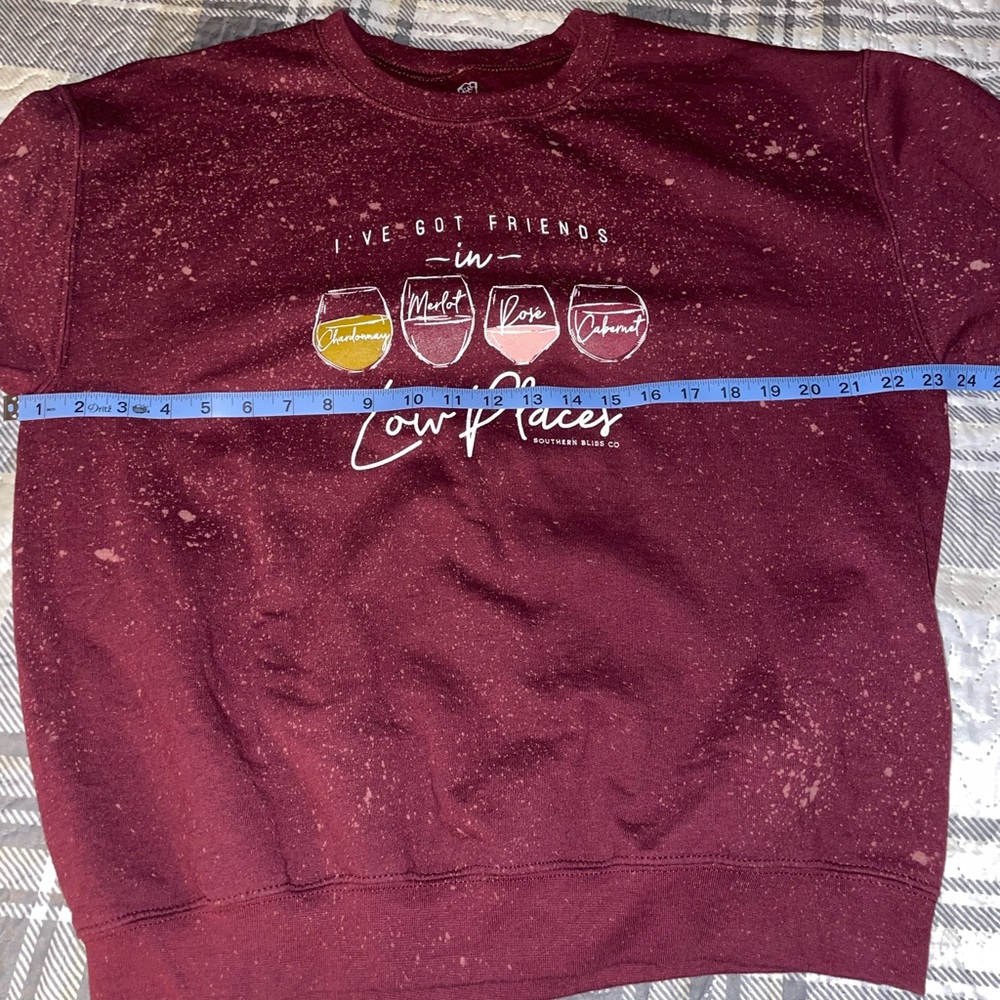 Burgundy Crewneck Sweater
